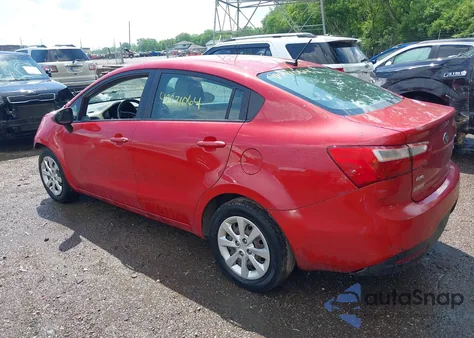 2014 Kia Rio Lx из США, поврежденный, VIN KNADM4A32E6415456